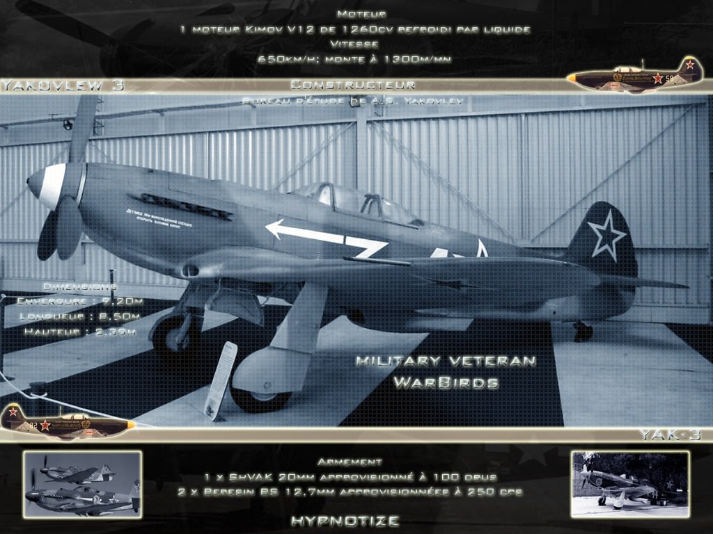 Avions militaires WarBirds Yak-3