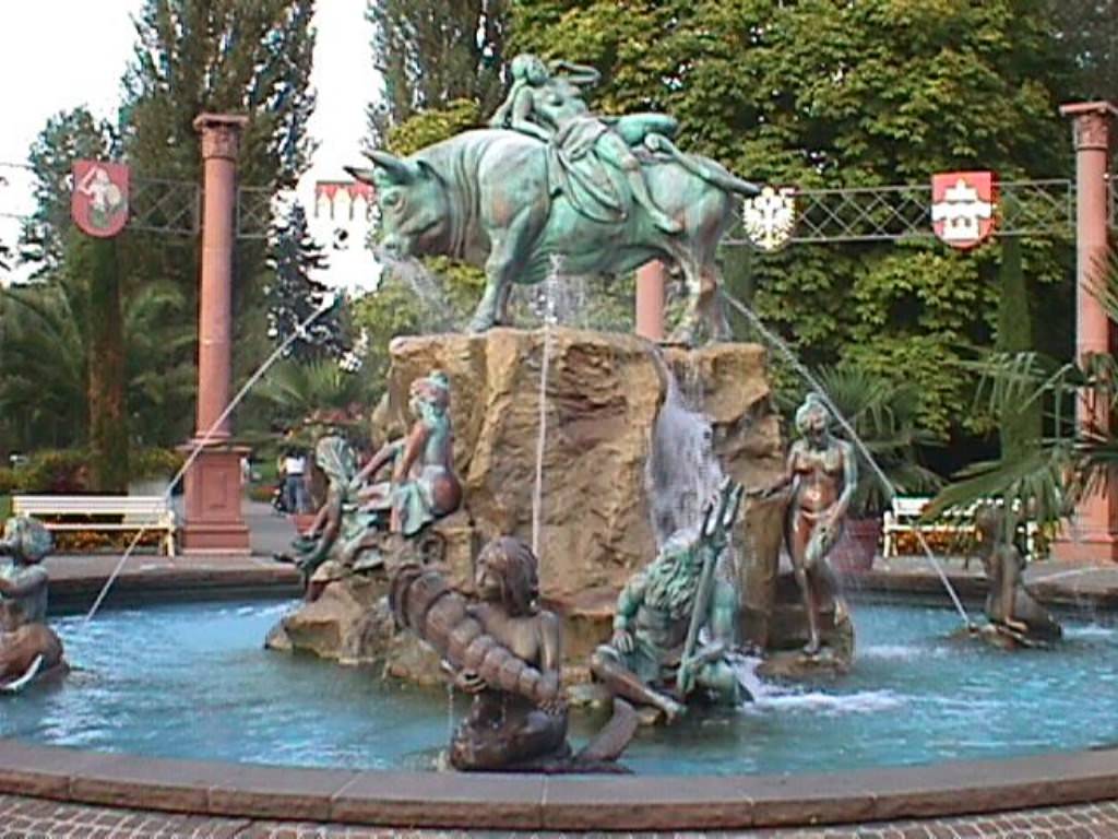 Fontaines et Jets d eau Europa Park (Allemagne)