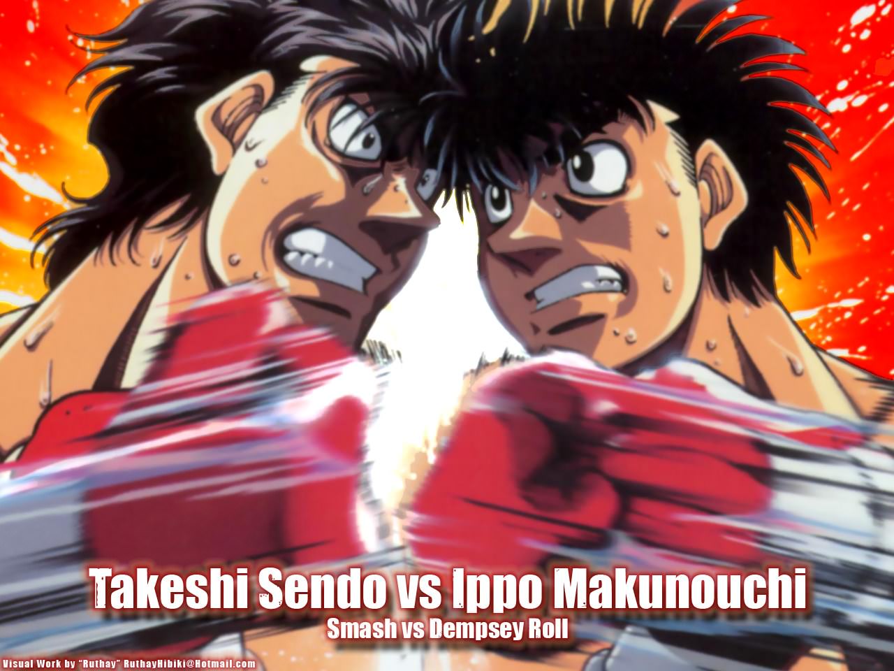 Hajime No Ippo Ruthay Hajime No Ippo Takeshi Sendo vs Ippo Makuno