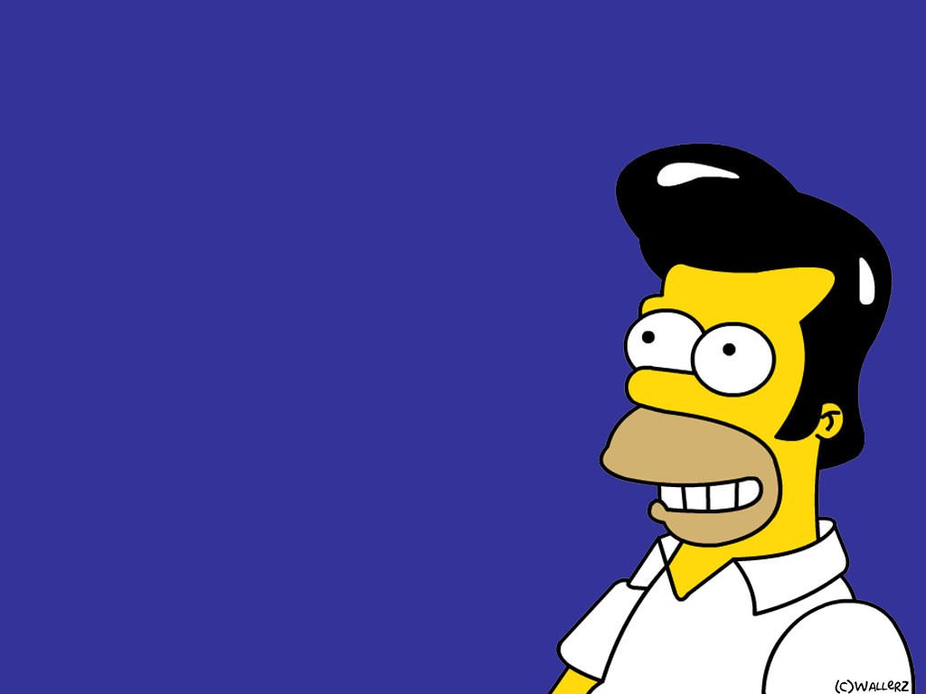 Les Simpsons Homer elvis !