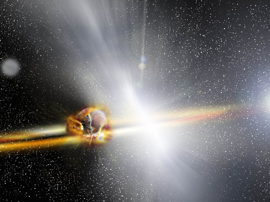 Univers explosion solaire