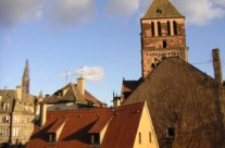 France Alsace Eglise St Thomas avec Cathédrale