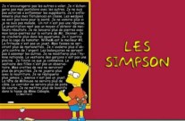Les Simpsons Bart copie !
