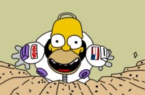 Les Simpsons Homer espace!