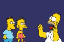Les Simpsons Homer, Old Lisa & Bart
