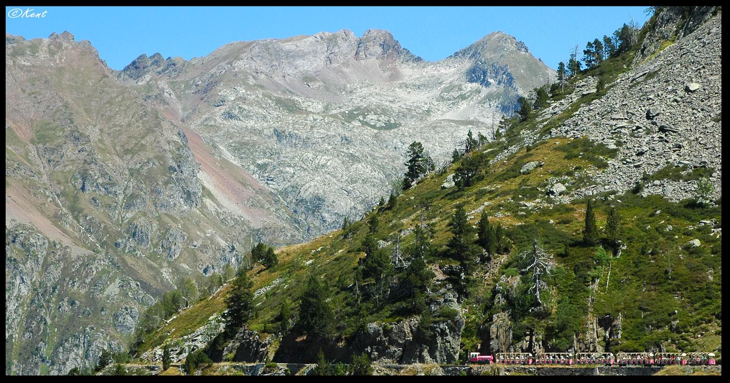 France Hautes Pyrenees Dans le petit train d'Artouste