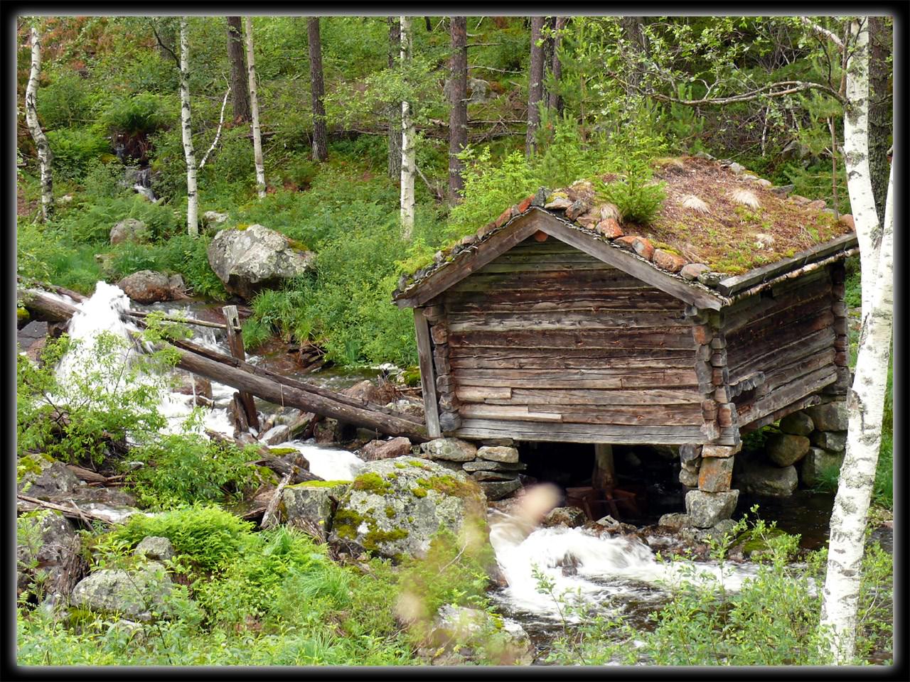 Norvege Cabane sur l'eau, Norvège