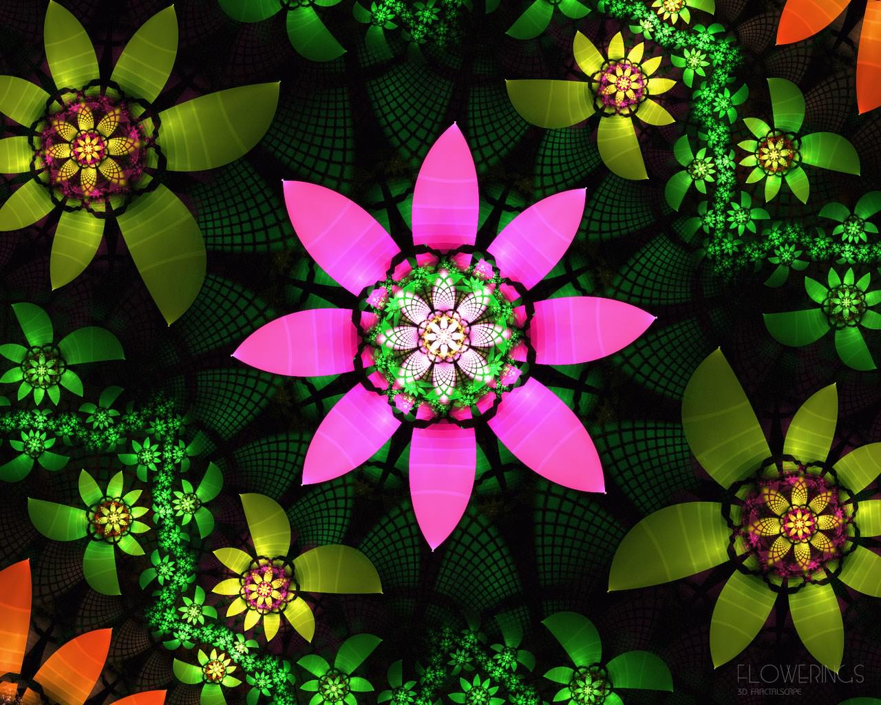 Fractales Kaleidoscopes Wallpaper N°206595