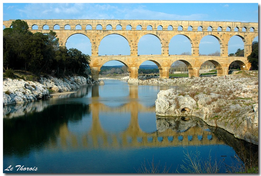 France Languedoc Roussillon Pont du Gard