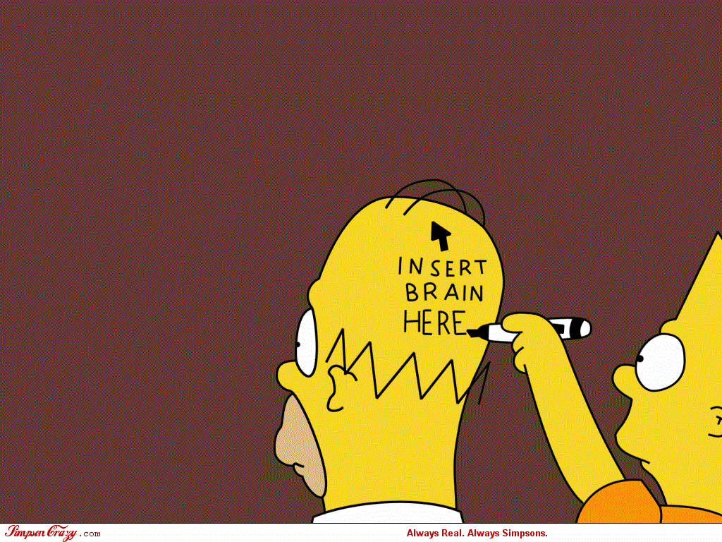 Les Simpsons No brain