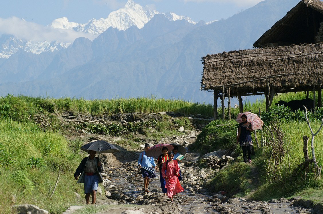 Nepal paysage népalais