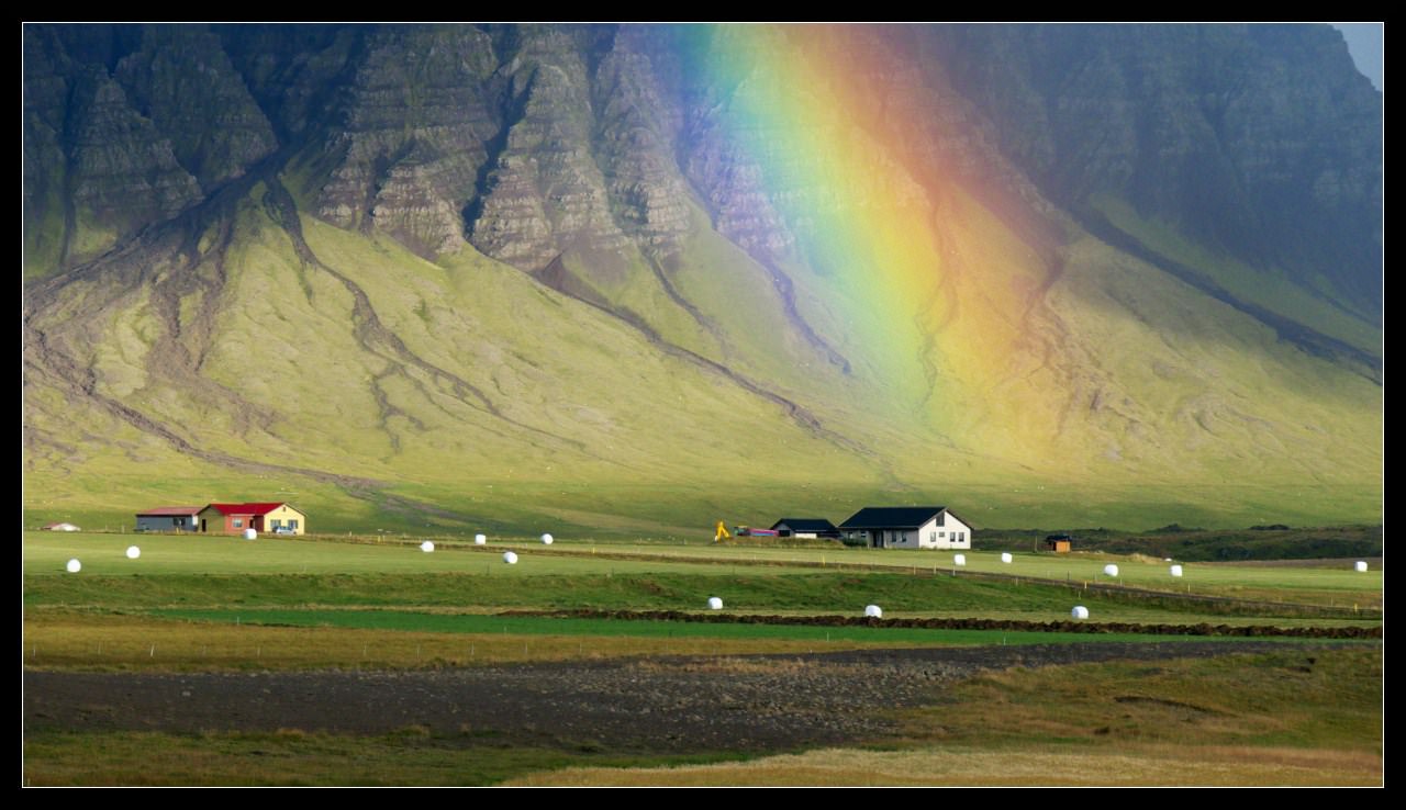 Arcs en ciel Couleurs d'Islande