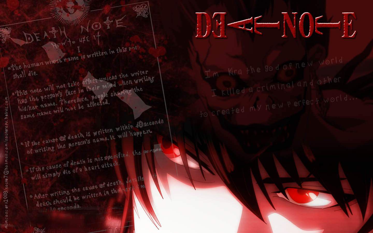 Death Note Kira say's....