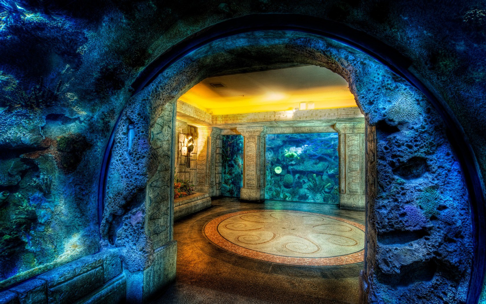 Decorations Shark Reef Aquarium,USA