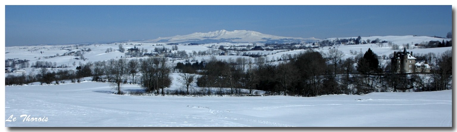 France Auvergne Sous La Neige