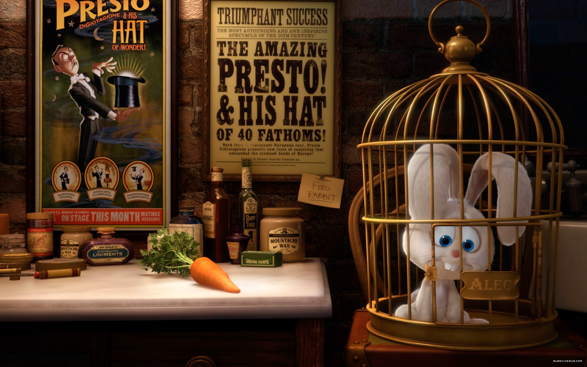 Pixar et Divers courts metrages Presto