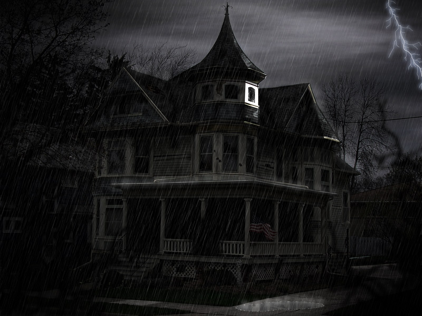 Style Dark haunted house