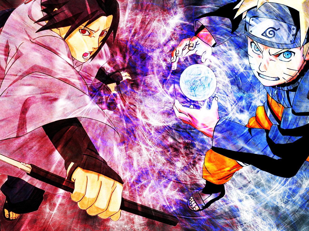 20th Century Boys Naruto_VS_Sasuke