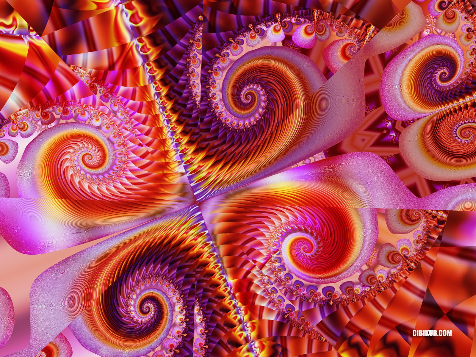 Fractales Kaleidoscopes Chatoyant