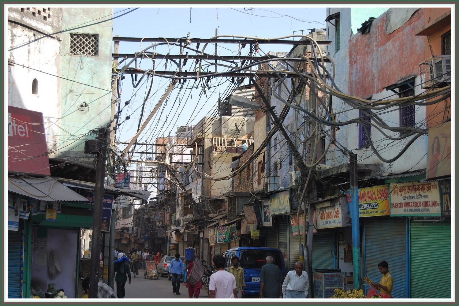 Inde Lignes électriques à Delhi