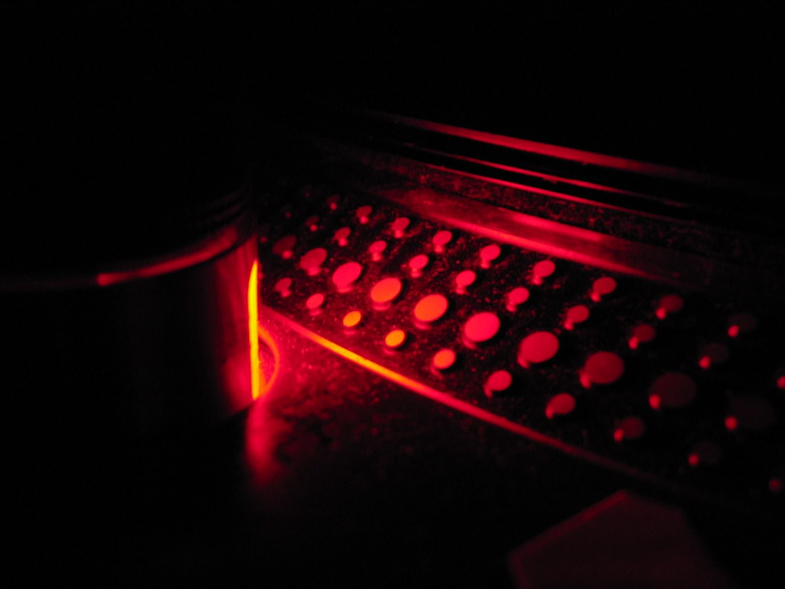 Lumieres Stroboscope tourne disque 33rpm Technics