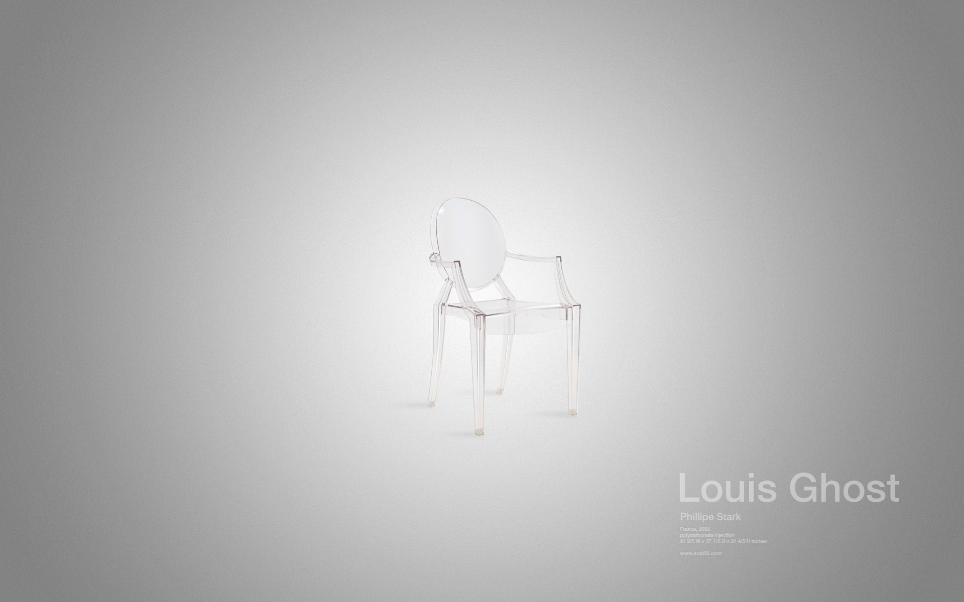 Mobilier Louis Ghost Chair