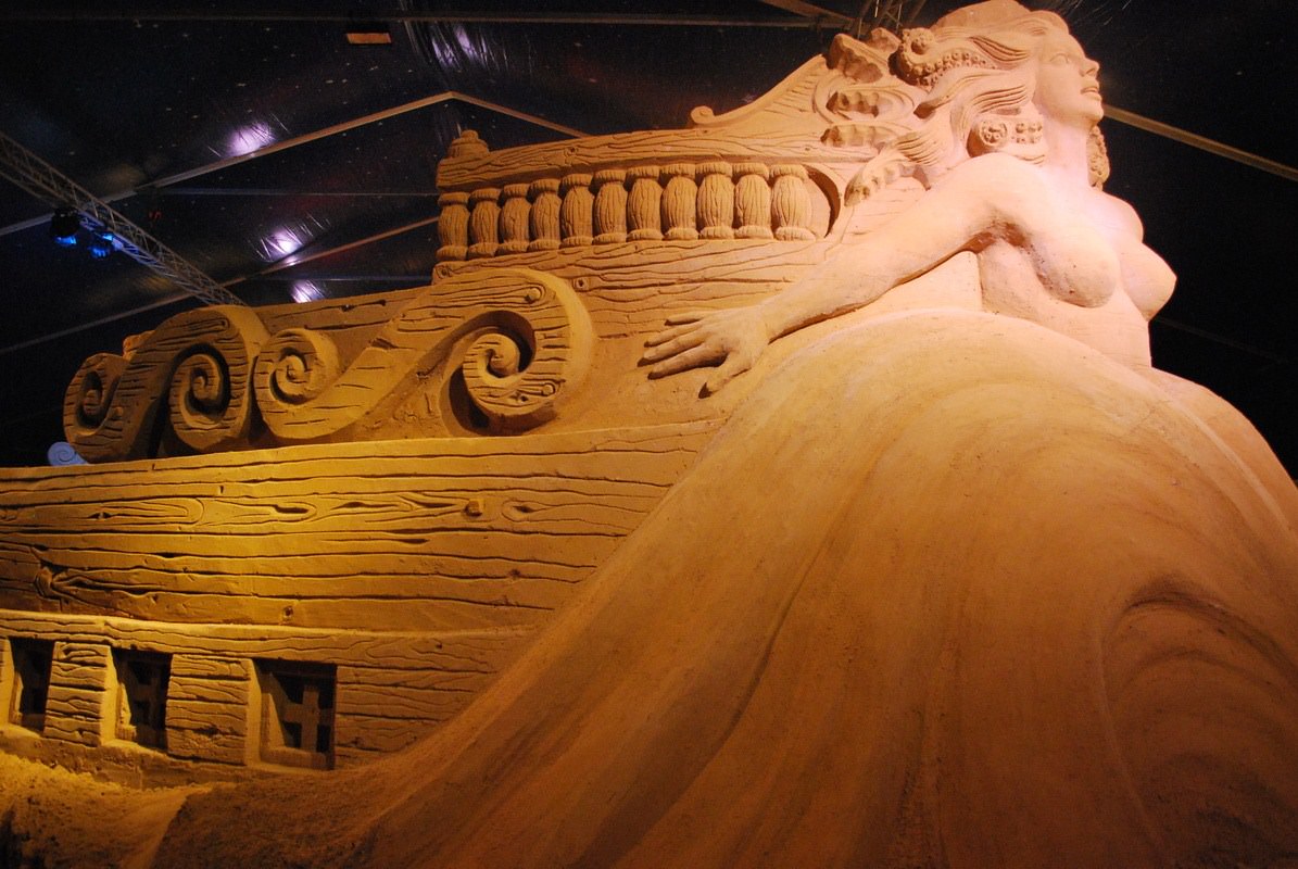 Musees et Expositions Sculpture de sable à Blankenberge