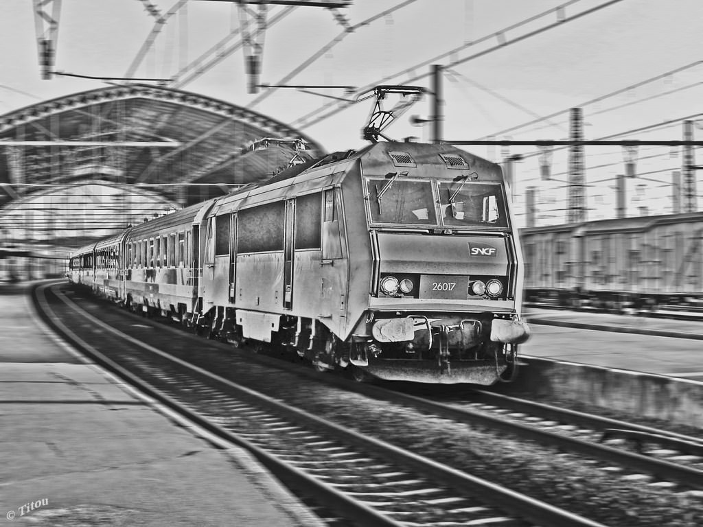 Trains BB  26017 à Montauban