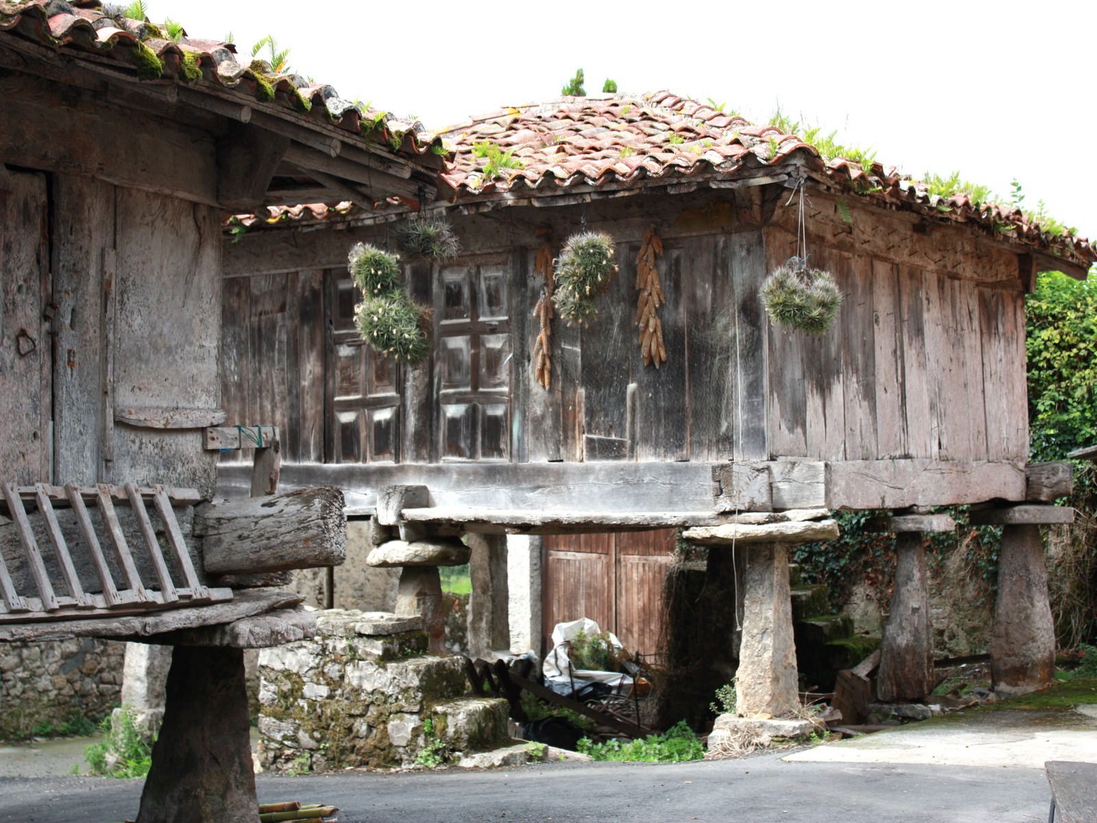 Villes et Villages Vieux greniers asturiens.