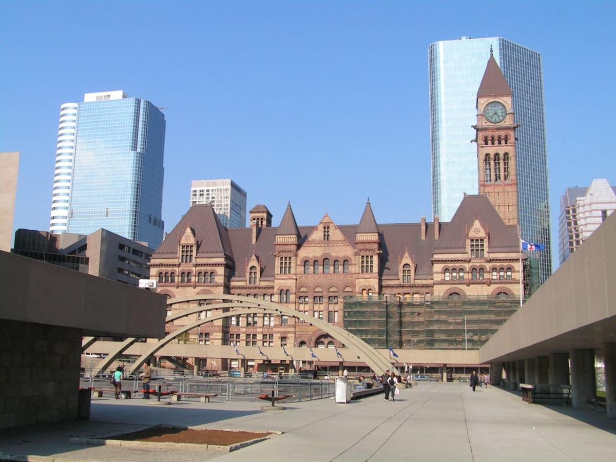 Canada Old City Hall viewed from Nathan Phillips Square