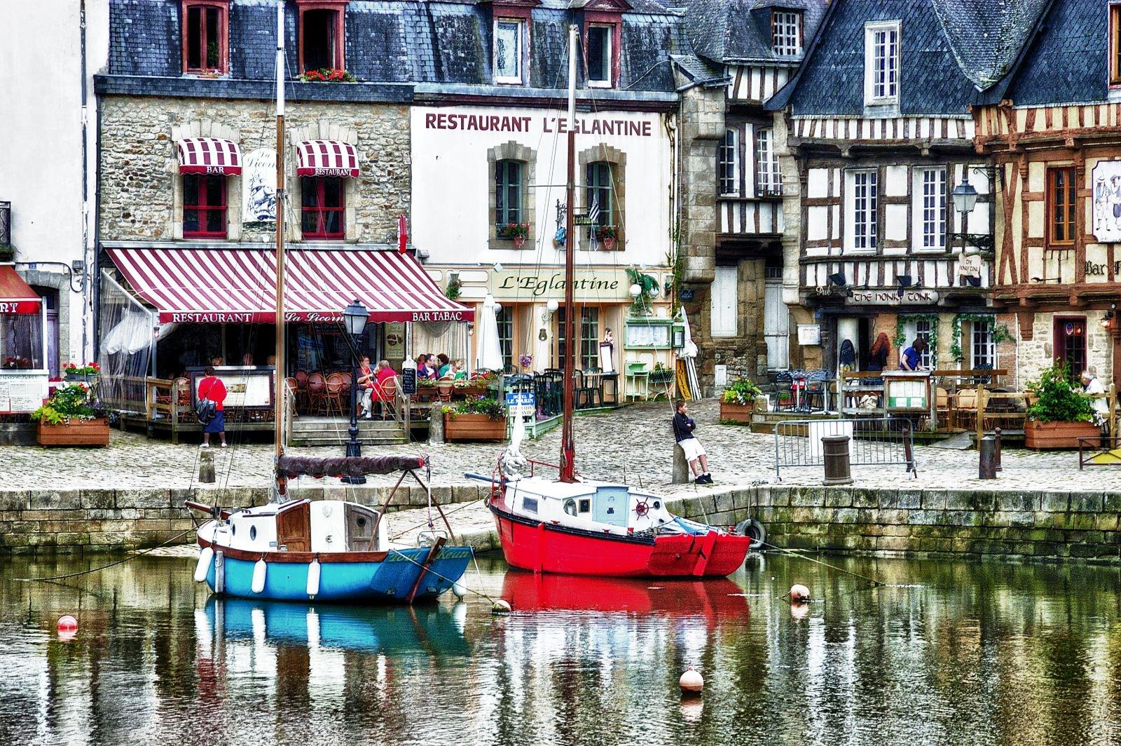 France Bretagne Porto di Auray in HDR