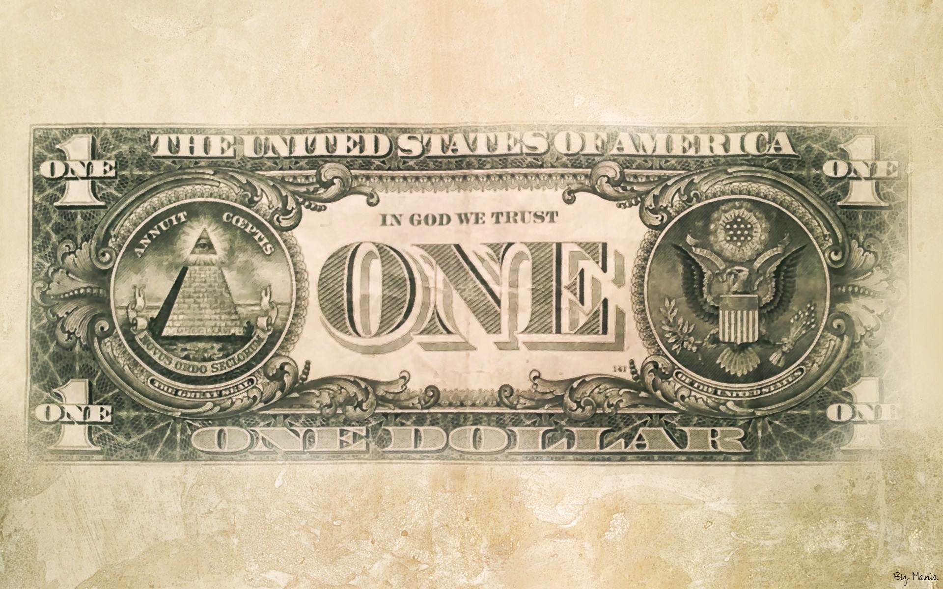 Humanite One dollar bill