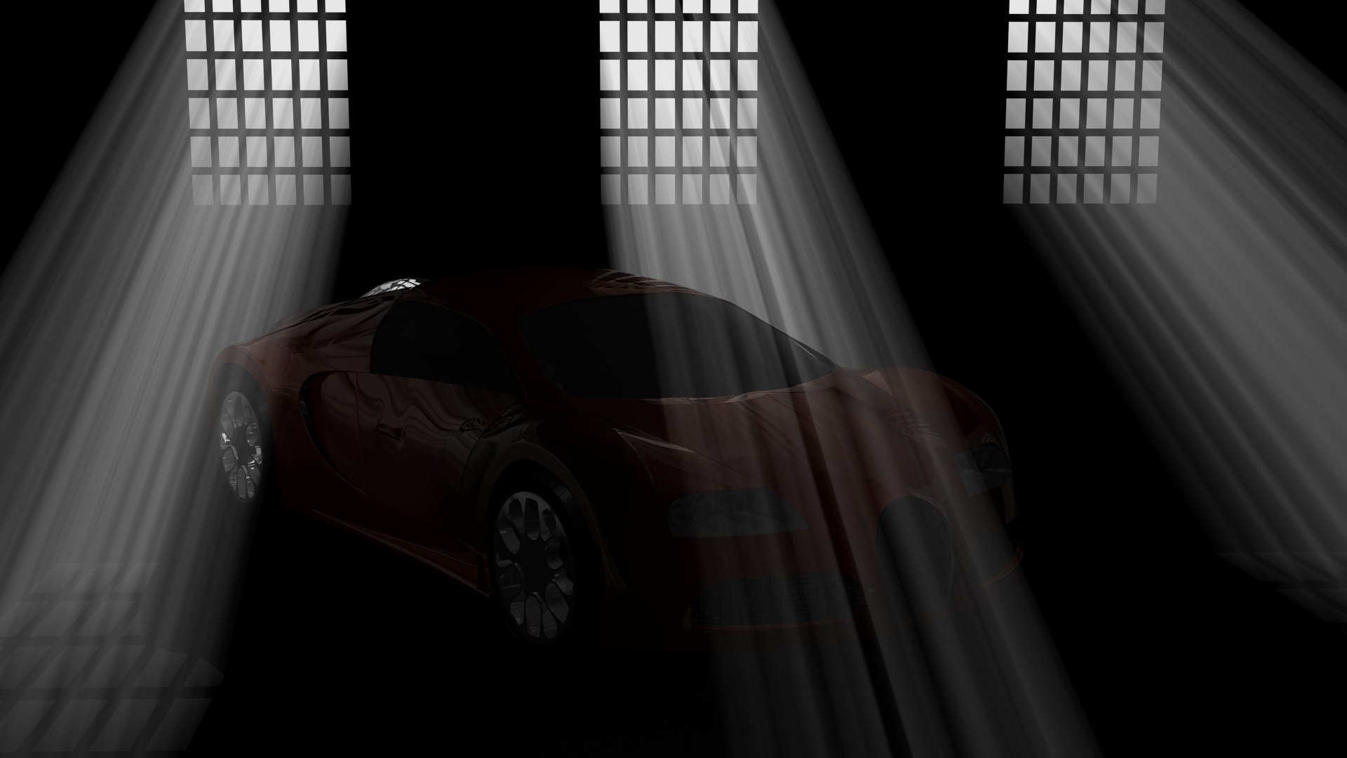 3D et Studio Max Bugatti Veyron 3D