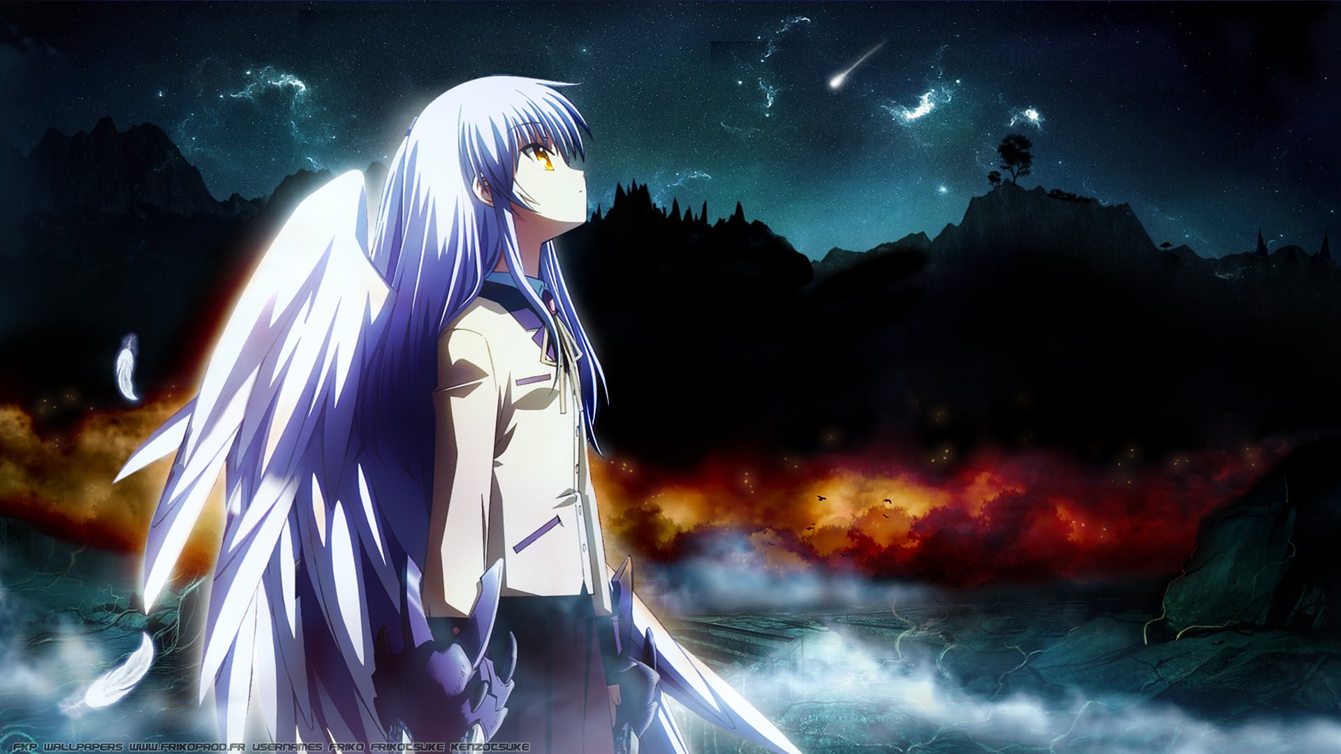 Angel Beats Lost in thought