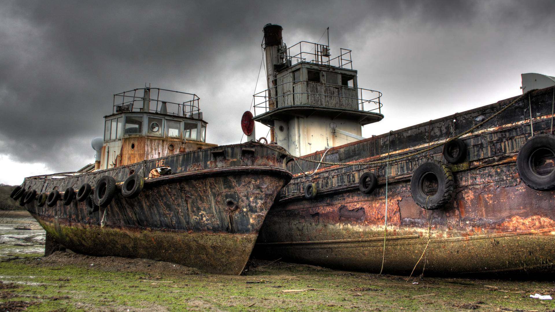 Bateaux de peche Retraite