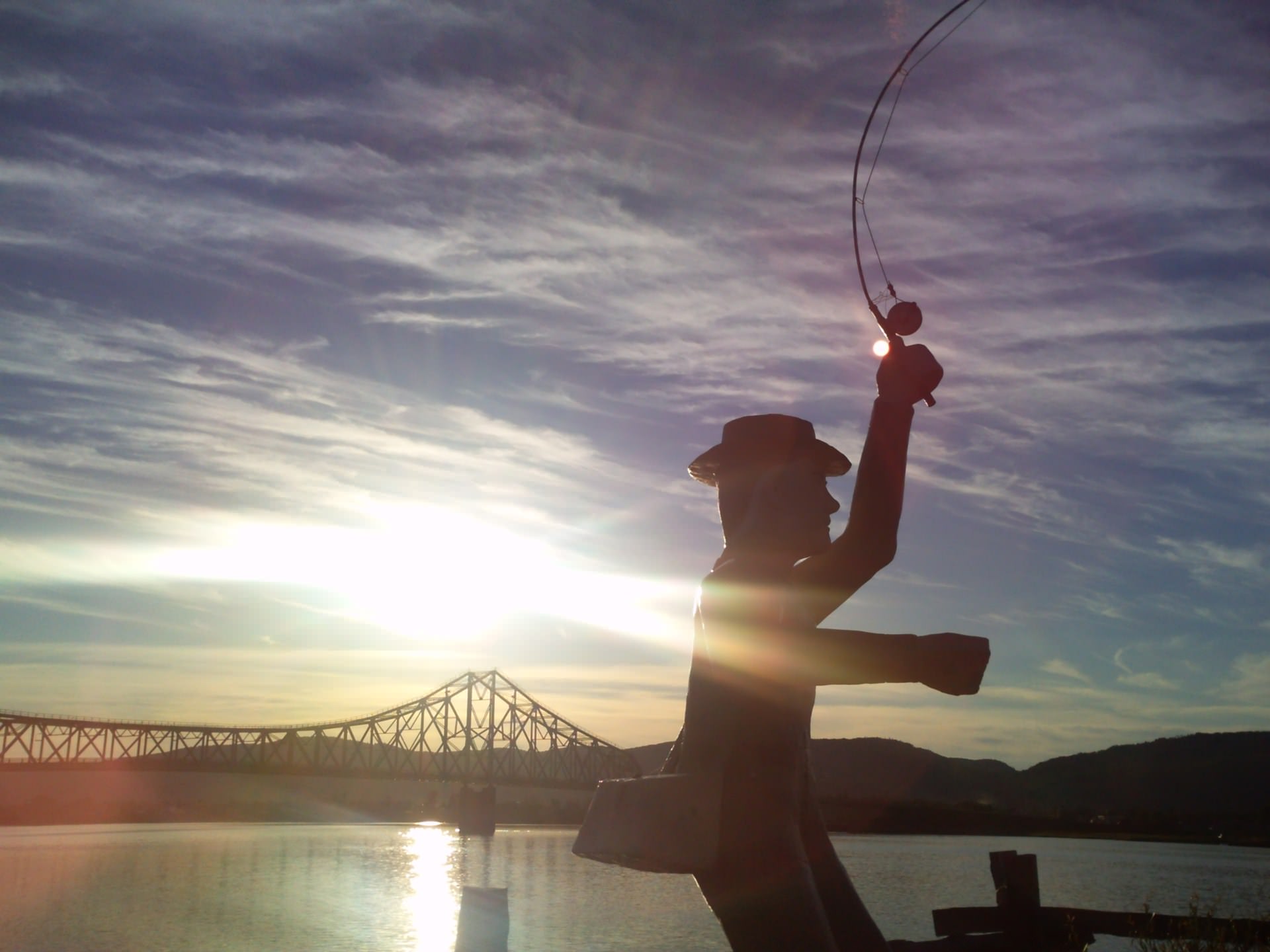 Canada pêcheur soleil