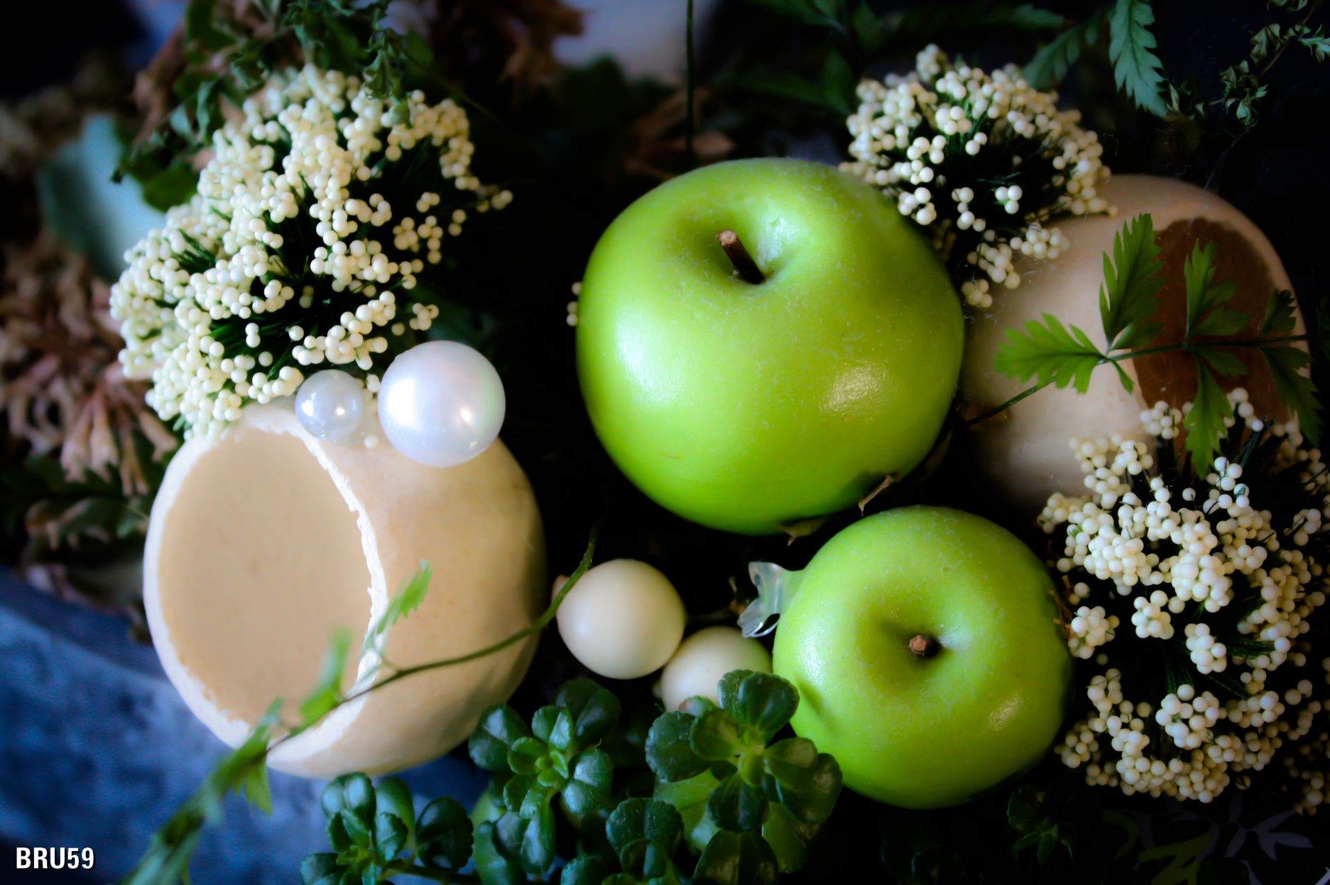 Decoration Pot pourri avec pommes