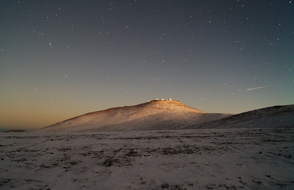 Deserts Neige dans l'Atacama