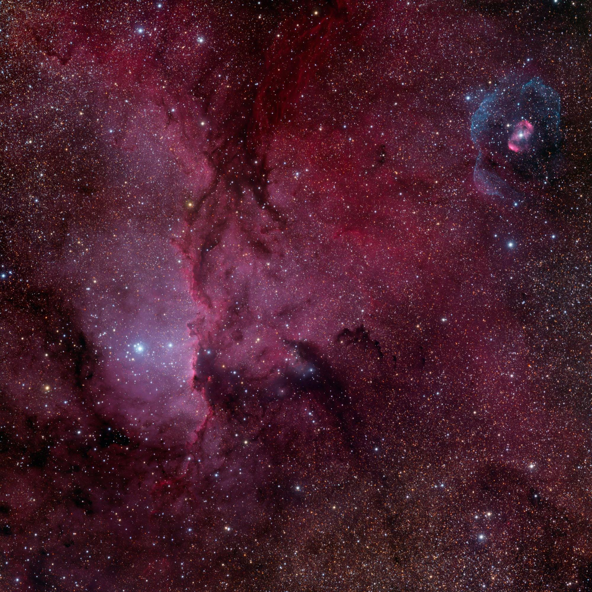 Etoiles et Nebuleuses NGC 6188 & NGC 6164