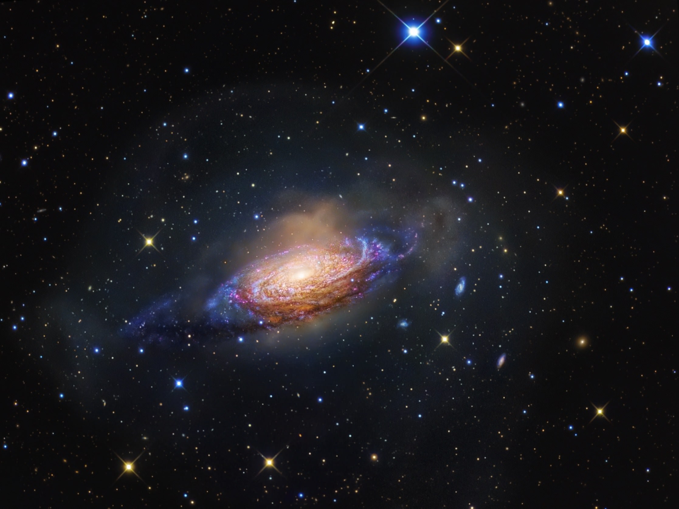 Etoiles et Nebuleuses NGC 3521