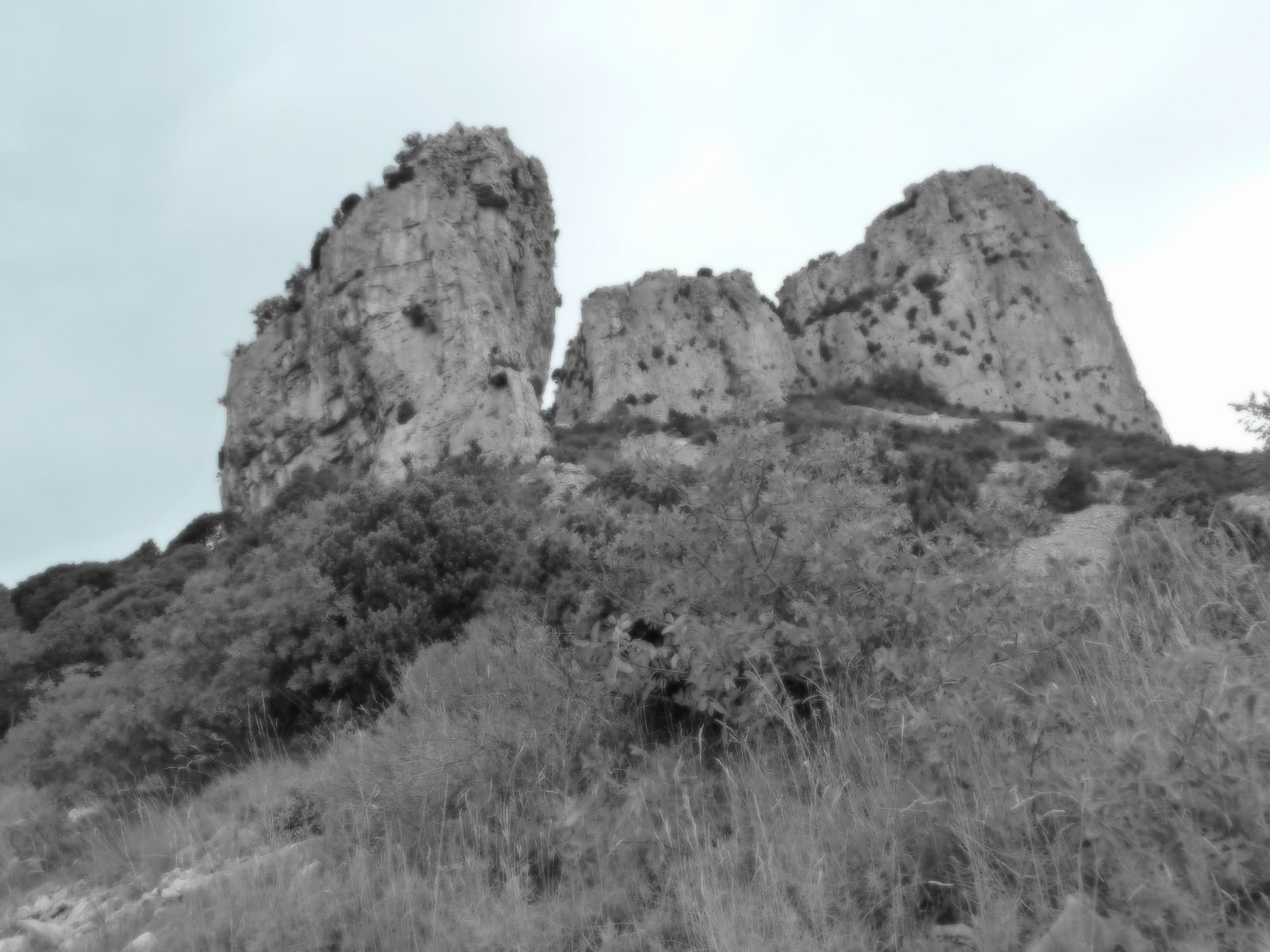 France Languedoc Roussillon Rochers mystérieux aux Fenestrettes