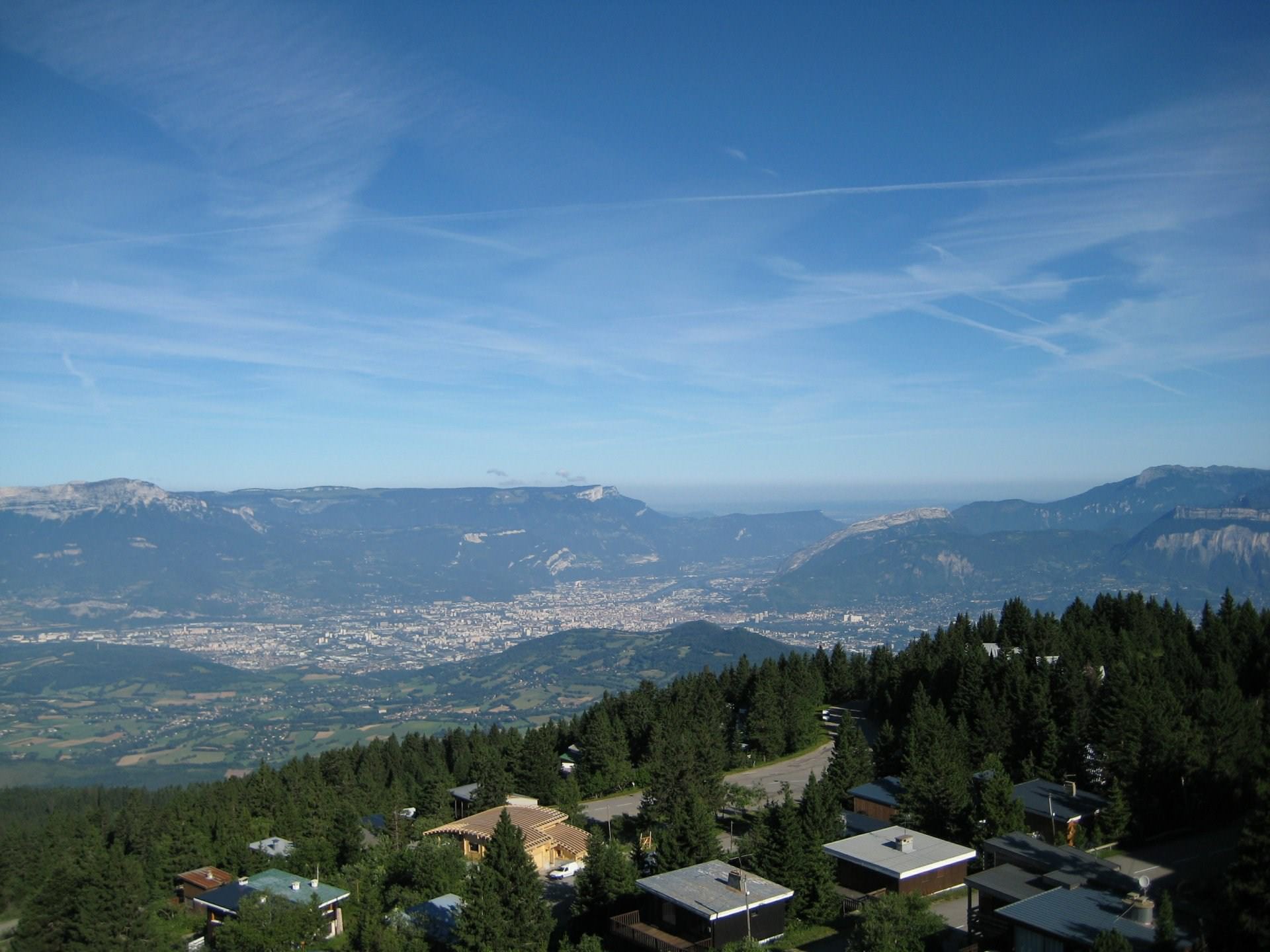France Rhone Alpes Chamrousse - Vue sur Grenoble -  Jour