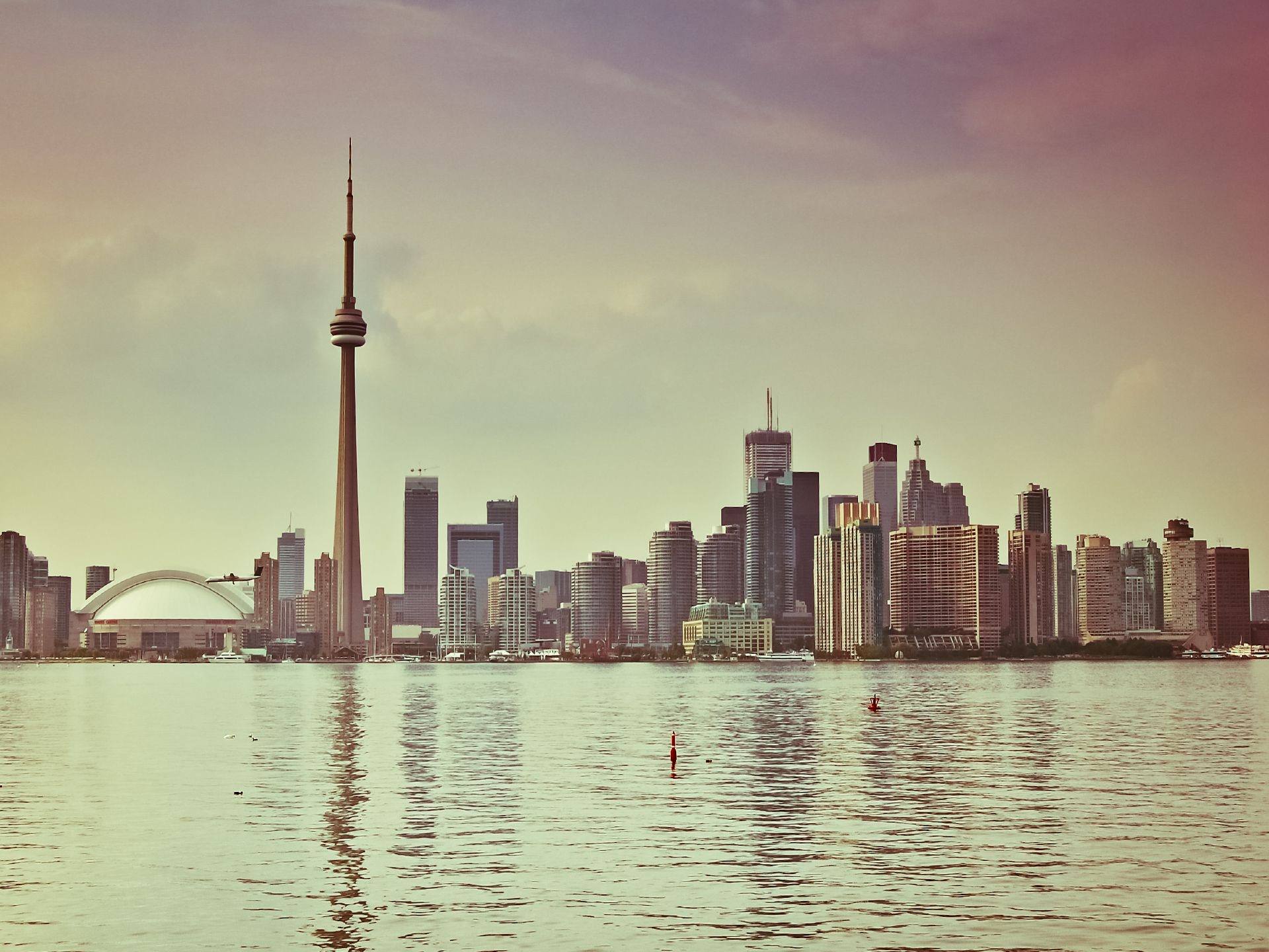 Grattes ciel et Immeubles Skyline Toronto