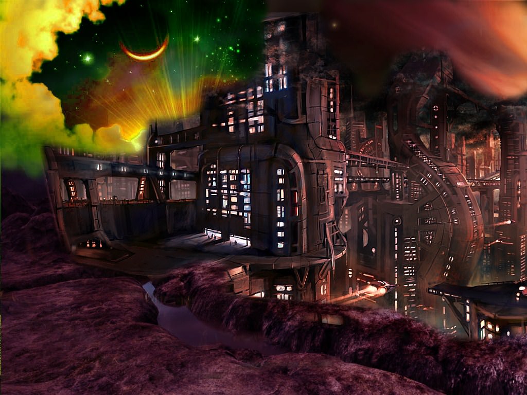 Paysages Futuristes Dark City