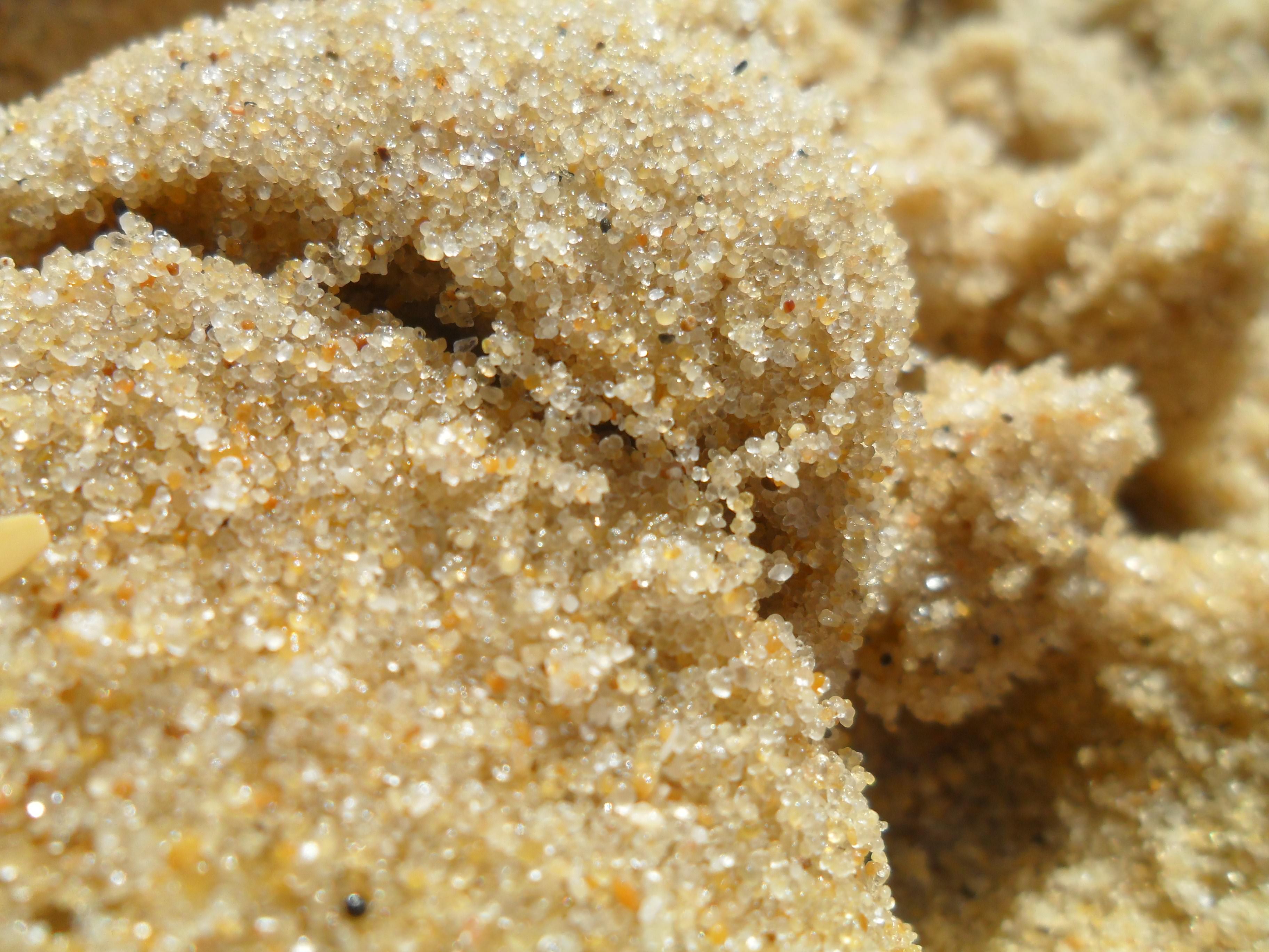 Roches et Pierres et Sables Grains de sable