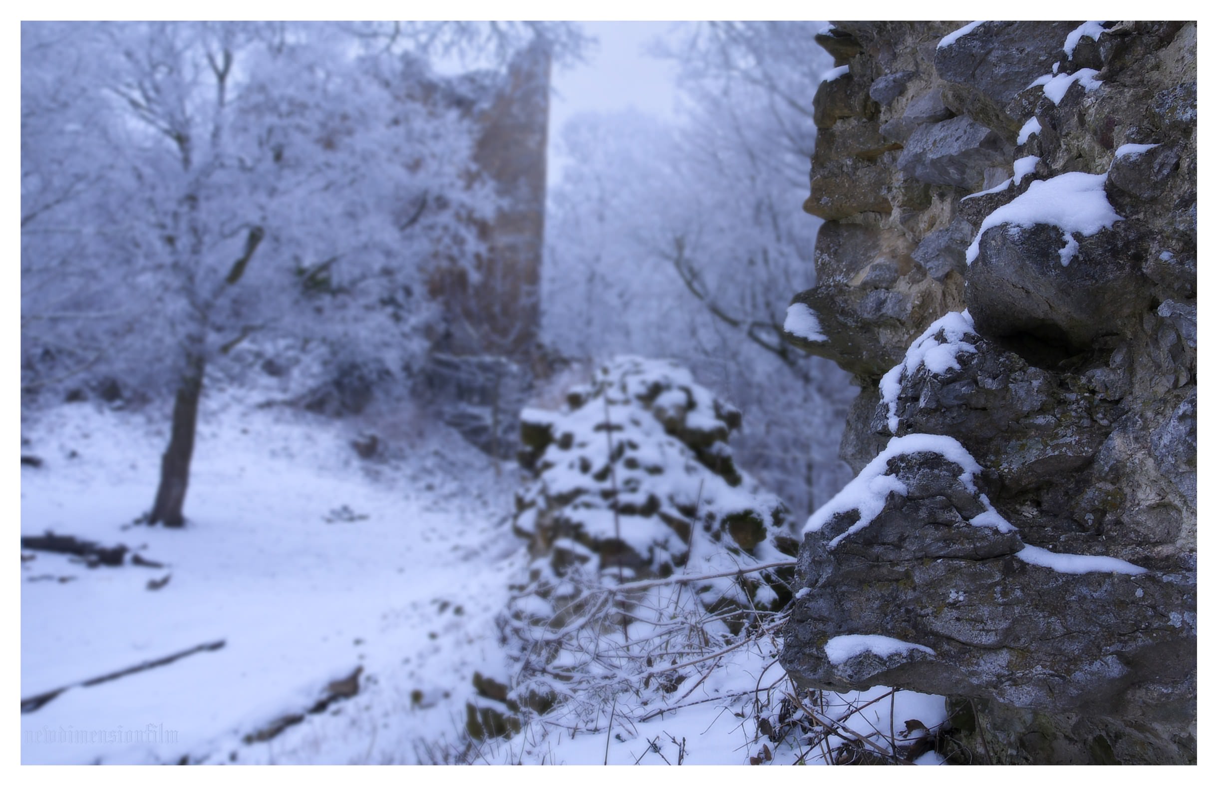 Ruines et Vestiges D'hiver, le froid et calme.4.
