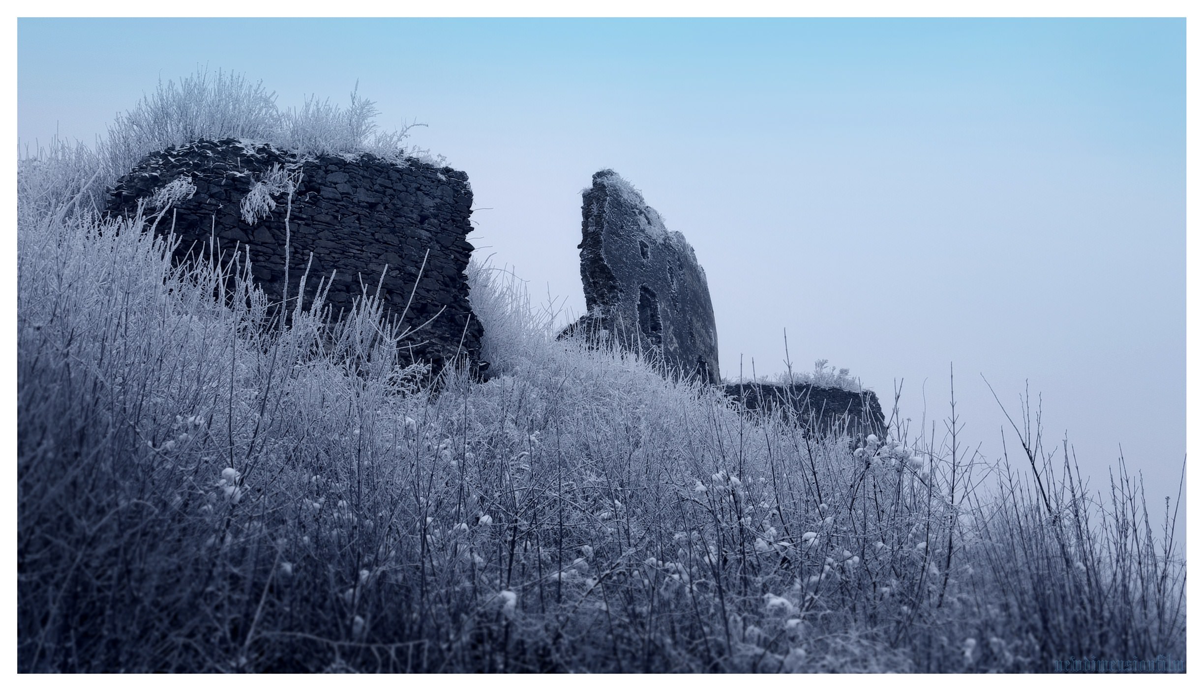Ruines et Vestiges D'hiver, le froid et calme.6.