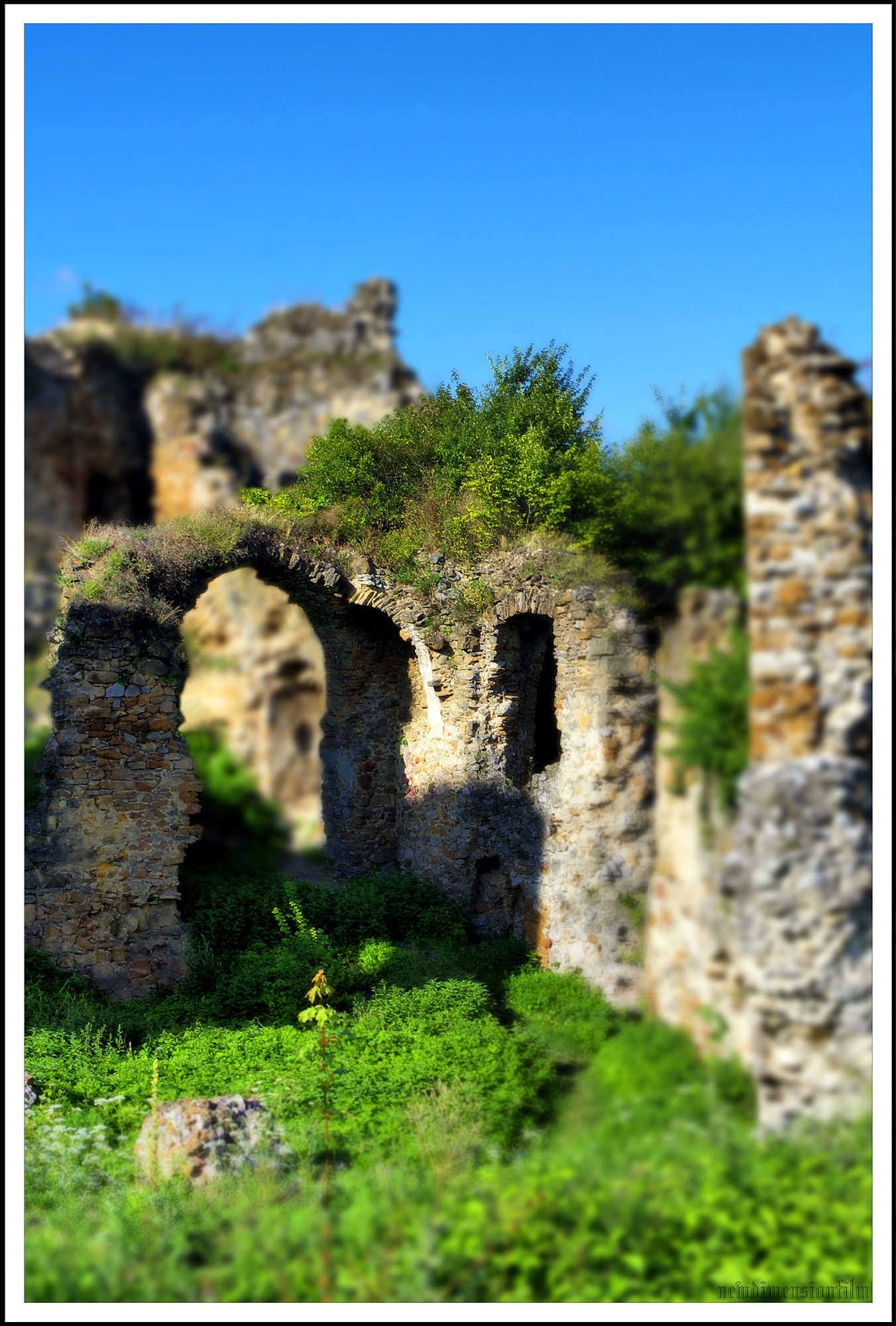 Ruines et Vestiges Château de l'été.
