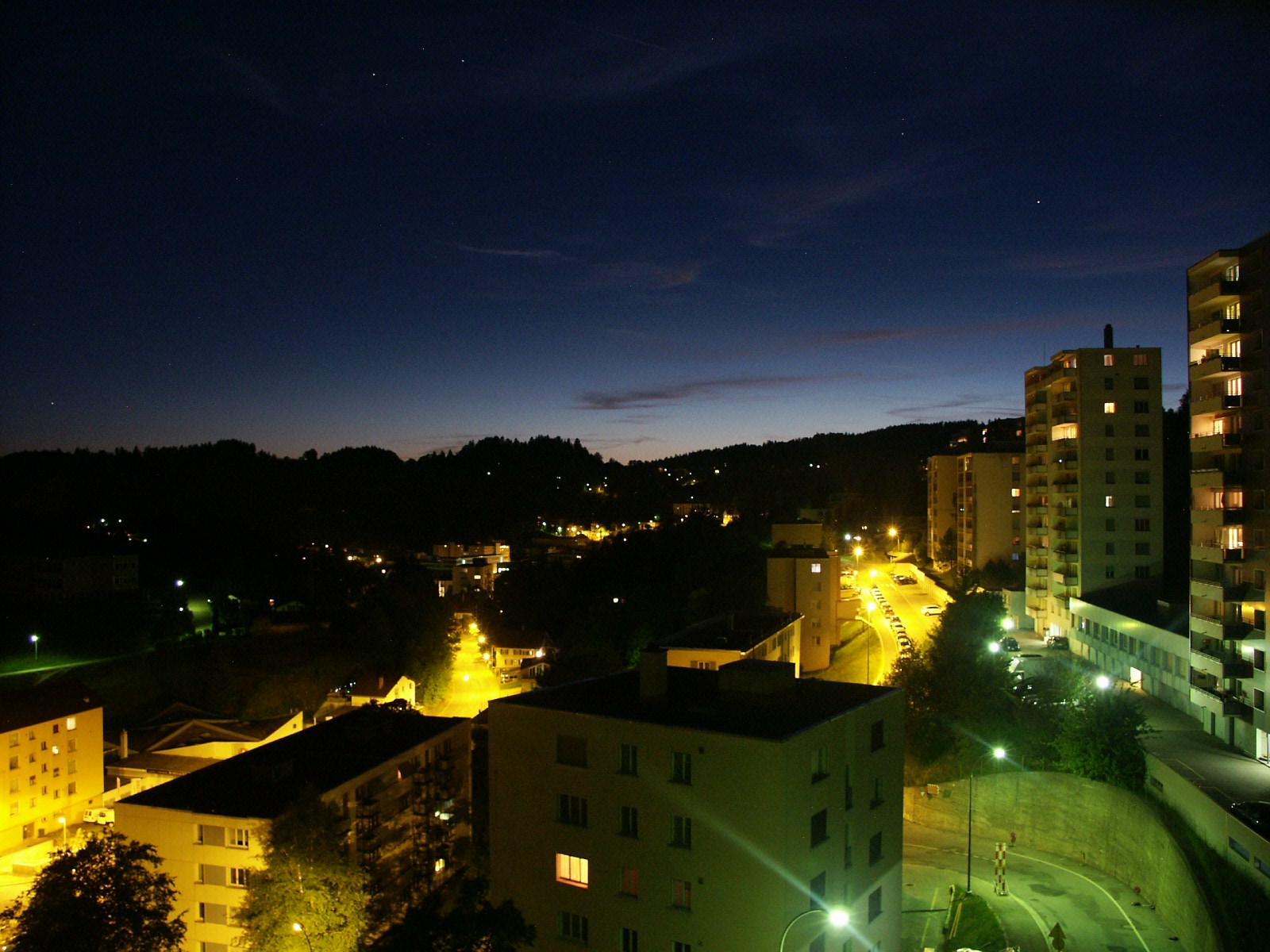 Suisse Le Locle by Night