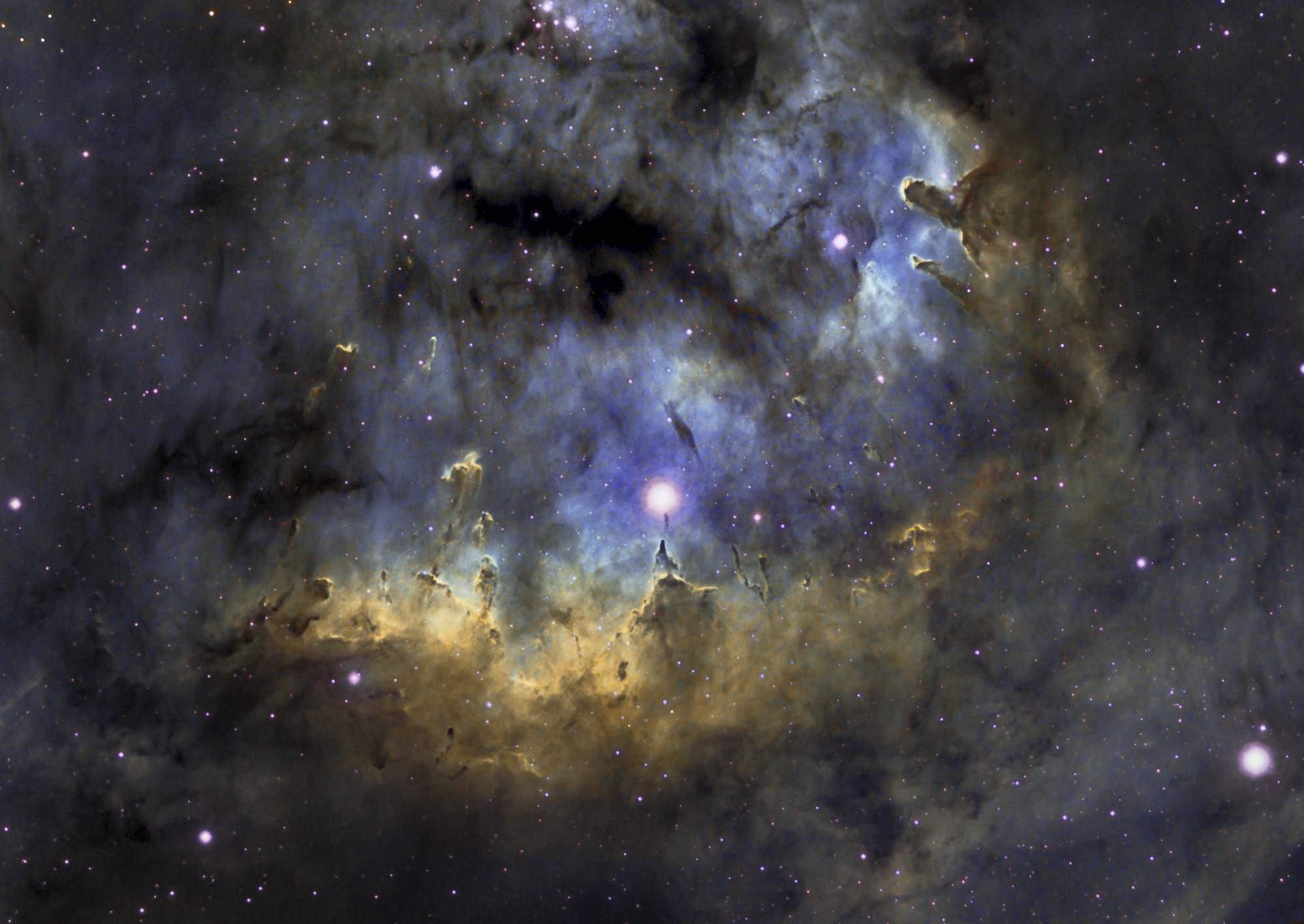 Etoiles et Nebuleuses NGC 7822